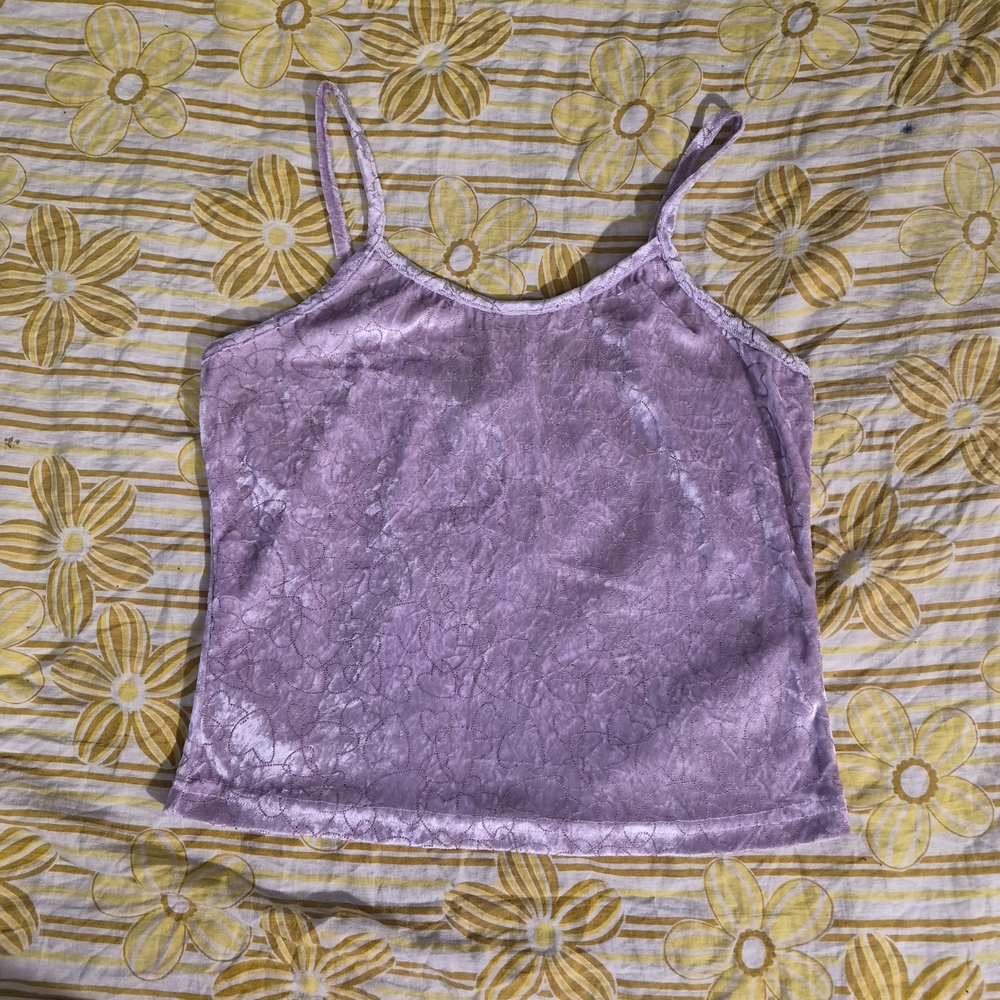 Lavender Velvet Camisole